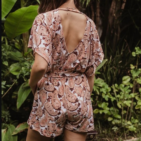Veronica M Open Back Romper - Picture 2 of 11